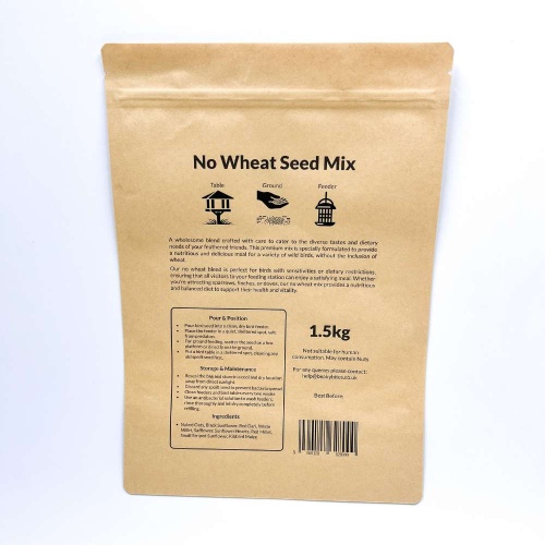 BeakyBites No Wheat Bird Seed Mix - 1.5kg Bag